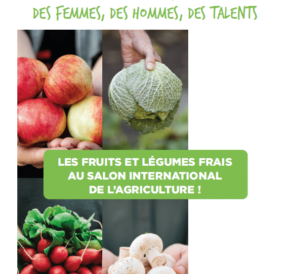 Les fruits et légumes frais au Salon de l'agriculture