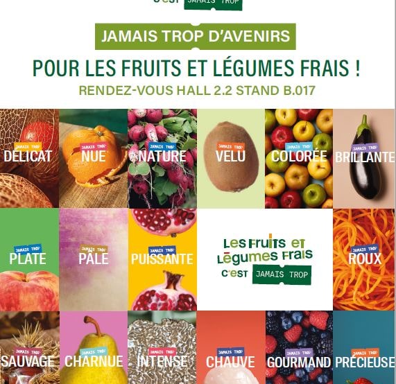 Les fruits et légumes frais au Salon de l'agriculture