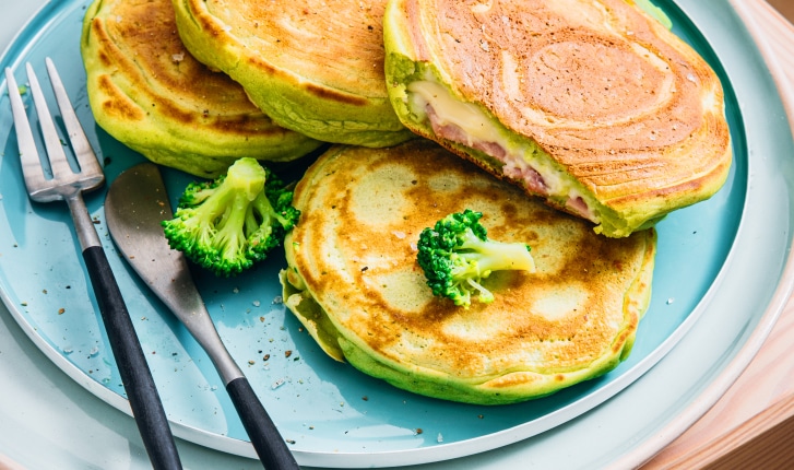 Pancakes aux brocolis