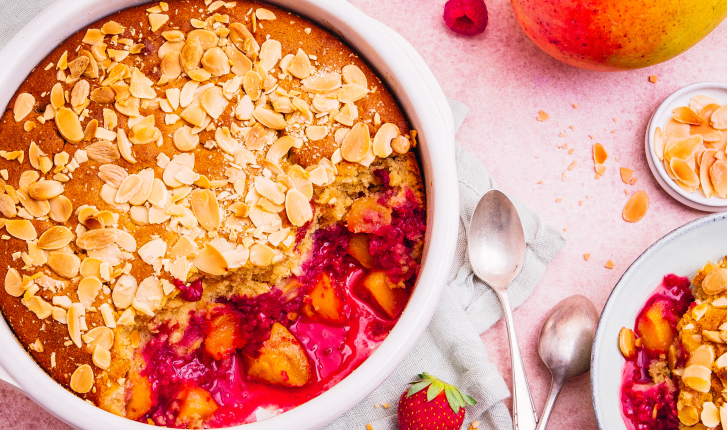 Gâteau renversé aux fruits