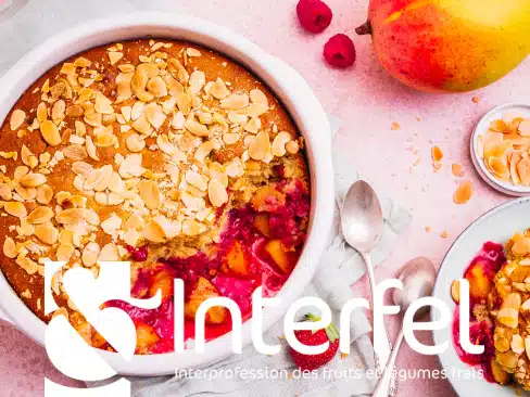 Gâteau renversé aux fruits
