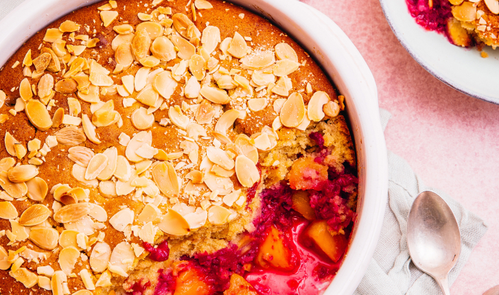 Gâteau renversé aux fruits