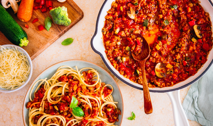 Sauce bolognaise aux légumes