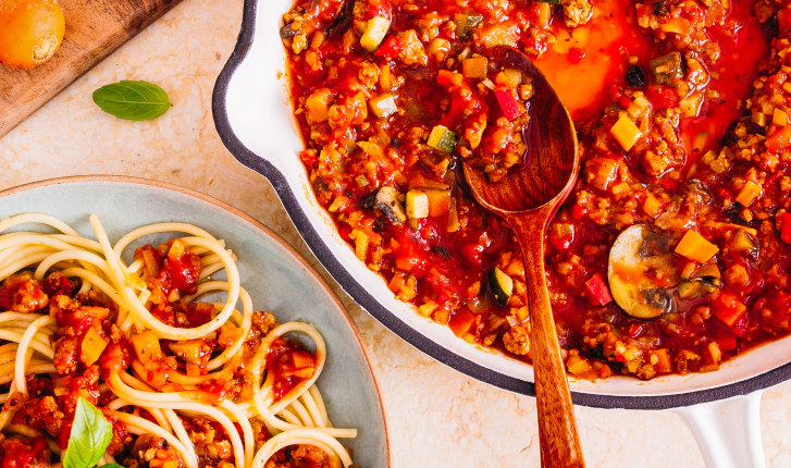 Sauce bolognaise aux légumes